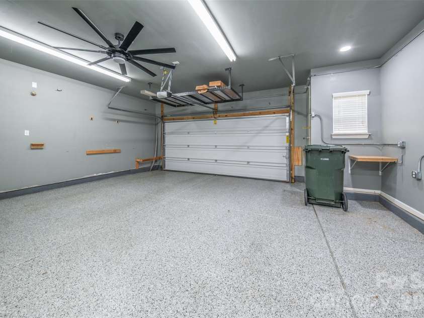 2134 Gillette Drive, Clover, SC 29710.  MLS# CAR4405603, YatesRealty ID 38521. Large Garage with work space and storage closet
