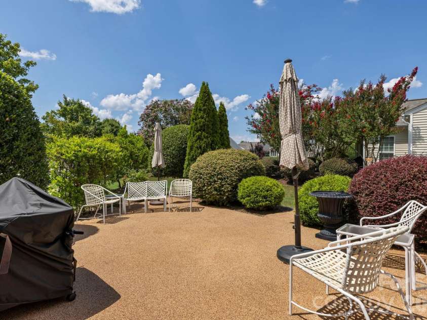 1001 Mesa Verde Drive, Fort Mill, SC 29707.  MLS# CAR4399739, YatesRealty ID 38541. Backyard Patio