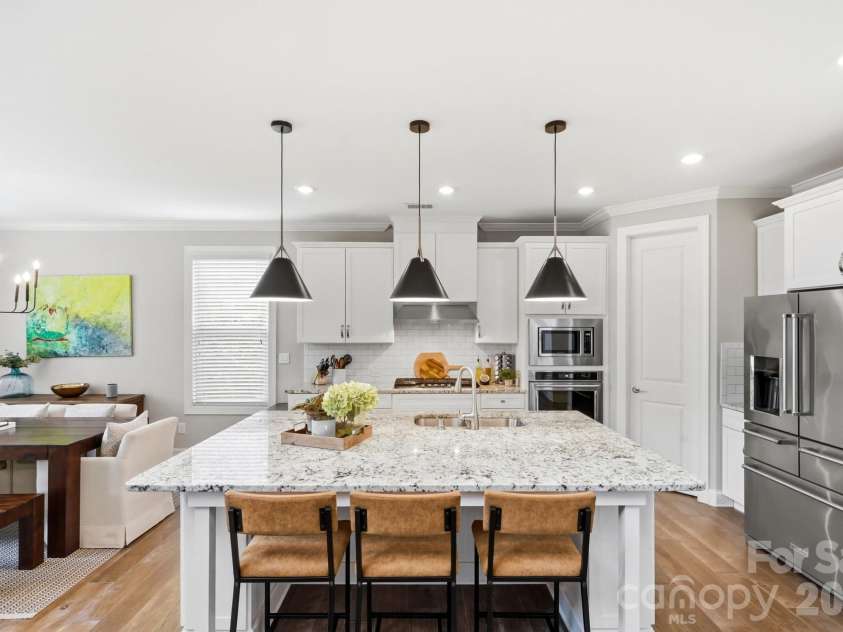 7437 Basie Park Court, Charlotte, NC 28277.  MLS# CAR4396645, YatesRealty ID 38543. Open kitchen ideal for gathering