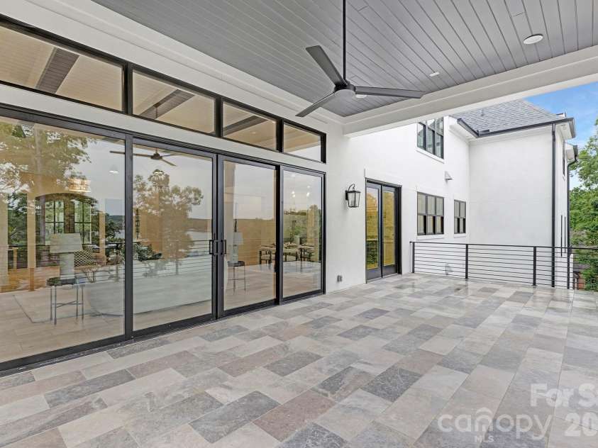 18304 Rosapenny Road, Charlotte, NC 28278.  MLS# CAR4329867, YatesRealty ID 3855. Terrace from family room