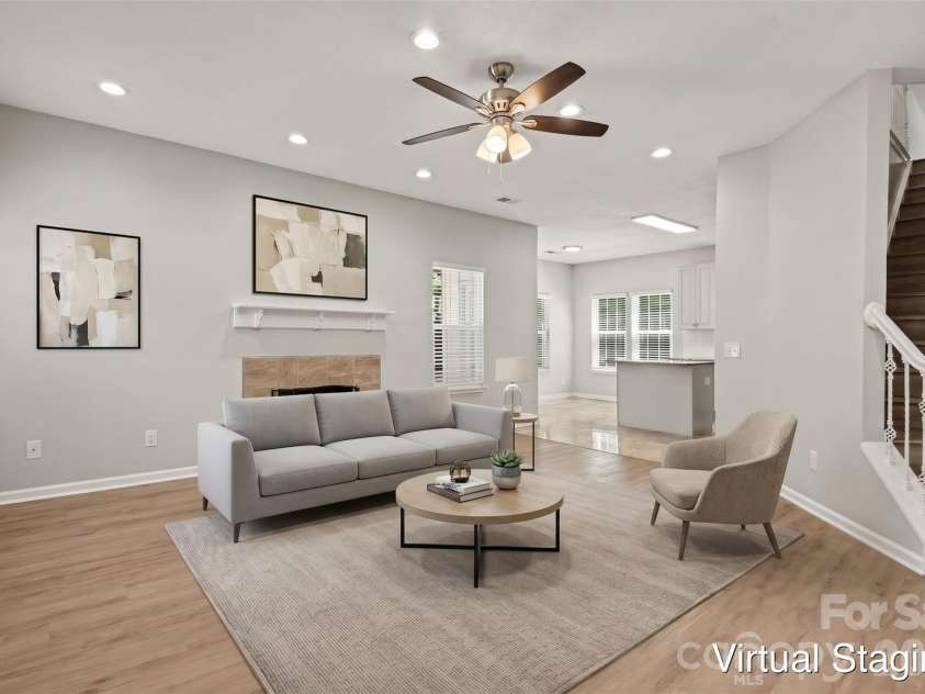 13319 Damson Drive, Huntersville, NC 28078.  MLS# CAR4404099, YatesRealty ID 38580. Virtually Staged