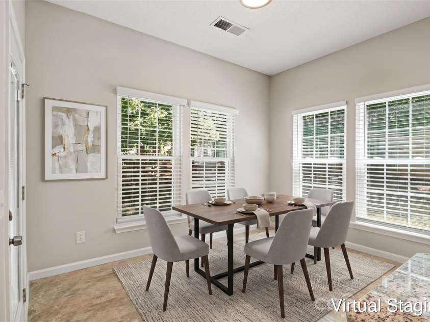 13319 Damson Drive, Huntersville, NC 28078.  MLS# CAR4404099, YatesRealty ID 38580. Virtually Staged