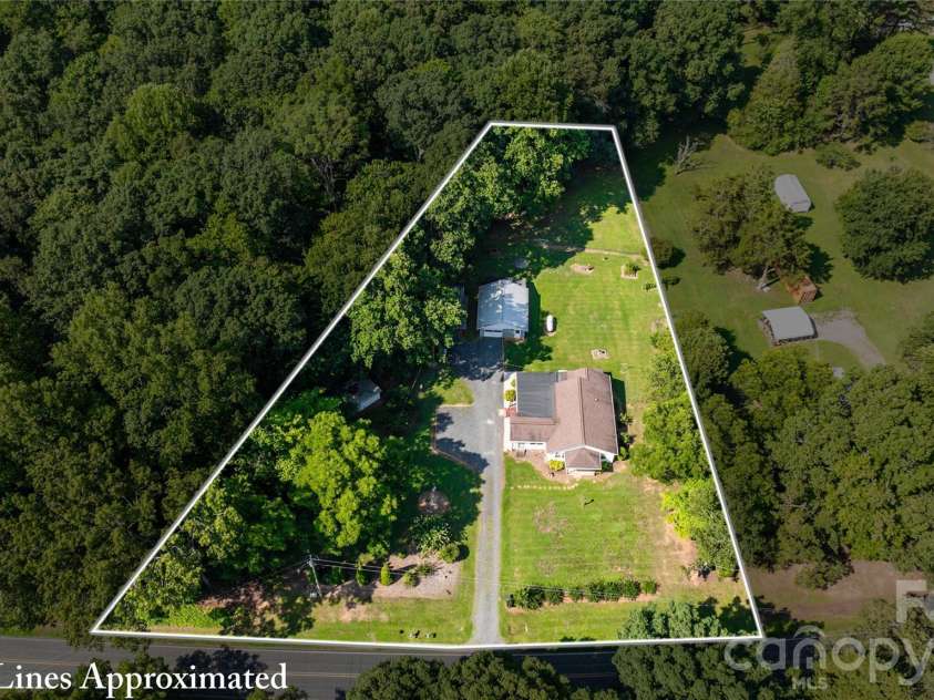 545 Mt. Shepherd Road, Asheboro, NC 27205.  MLS# CAR4403323, YatesRealty ID 38584. Aerial