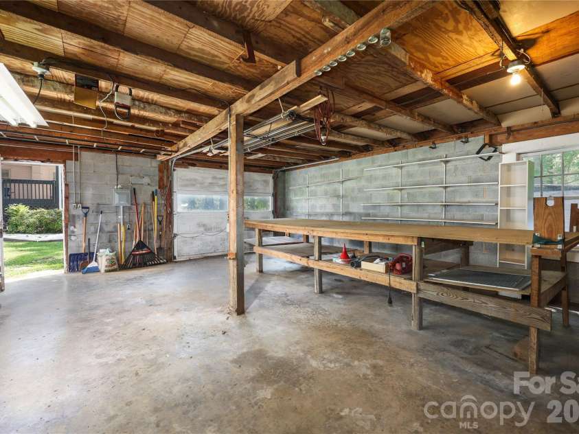 545 Mt. Shepherd Road, Asheboro, NC 27205.  MLS# CAR4403323, YatesRealty ID 38584. Inside of garage