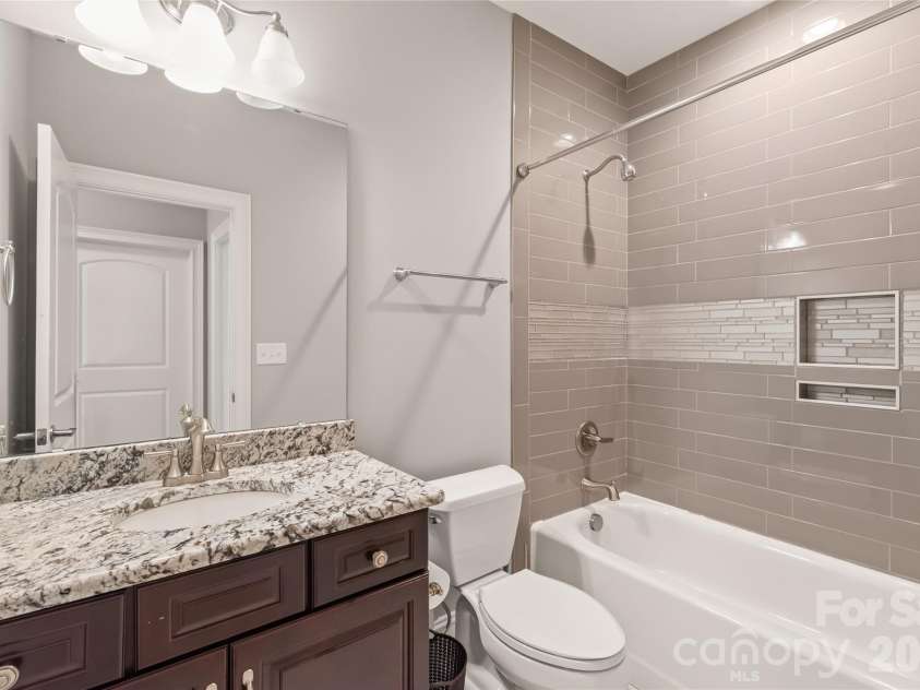 1808 Huntley Ridge Drive, Concord, NC 28025.  MLS# CAR4401612, YatesRealty ID 38588. Full Secondary Bath on Main