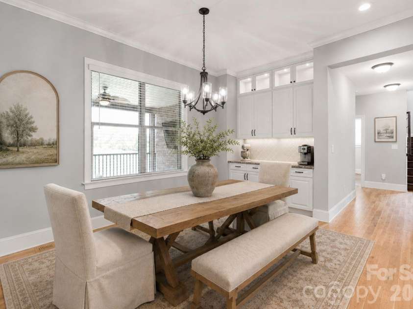 1808 Huntley Ridge Drive, Concord, NC 28025.  MLS# CAR4401612, YatesRealty ID 38588. Virtually Staged - Breakfast Area
