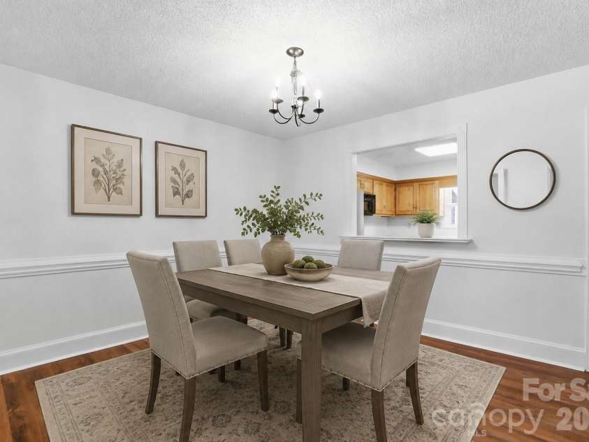 2500 Round Table Road, Monroe, NC 28110.  MLS# CAR4403153, YatesRealty ID 38591. Virtually staged - Dining room