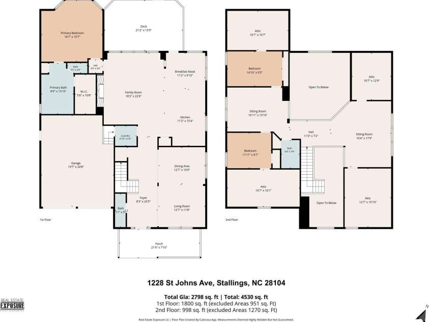 1228 Saint Johns Avenue, Matthews, NC 28104.  MLS# CAR4398881, YatesRealty ID 38593. 