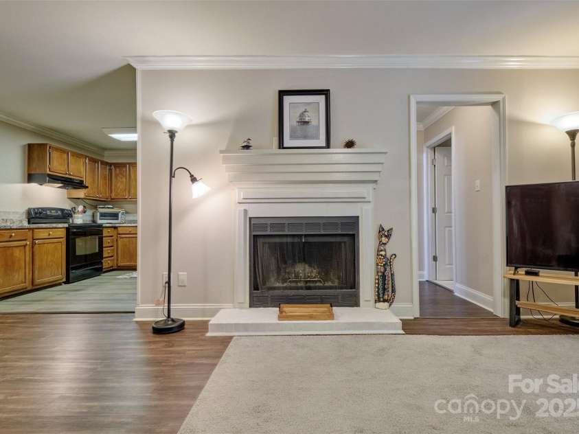 4130 Charlotte Highway, Lake Wylie, SC 29710.  MLS# CAR4276375, YatesRealty ID 3860. Fireplace to warm chilly evenings