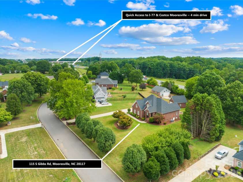 115 Gibbs Road, Mooresville, NC 28117.  MLS# CAR4403261, YatesRealty ID 38607. 