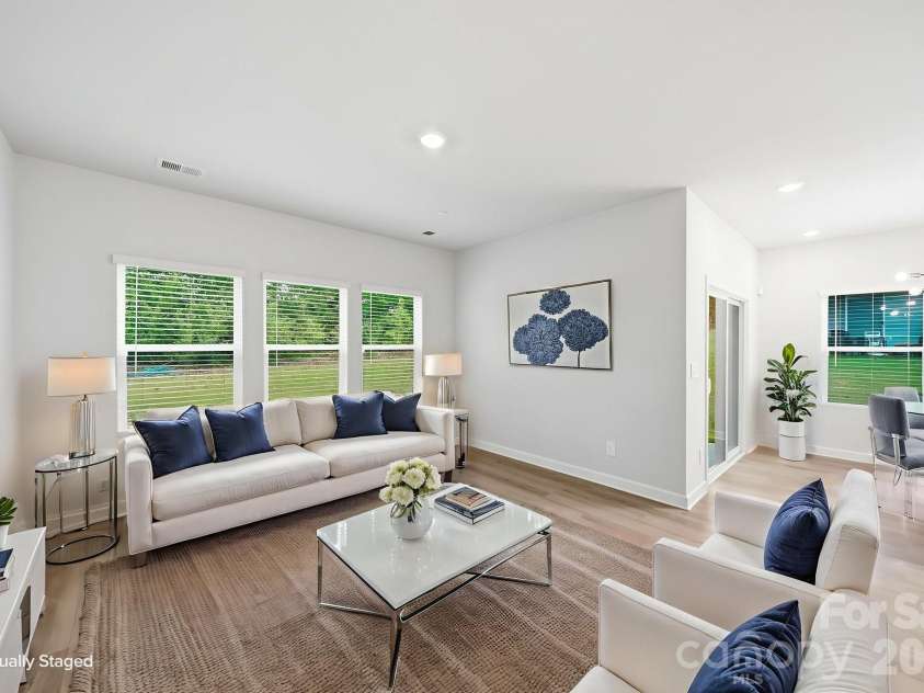 6220 Barcelona Way, Charlotte, NC 28214.  MLS# CAR4404198, YatesRealty ID 38615. Virtually staged living room