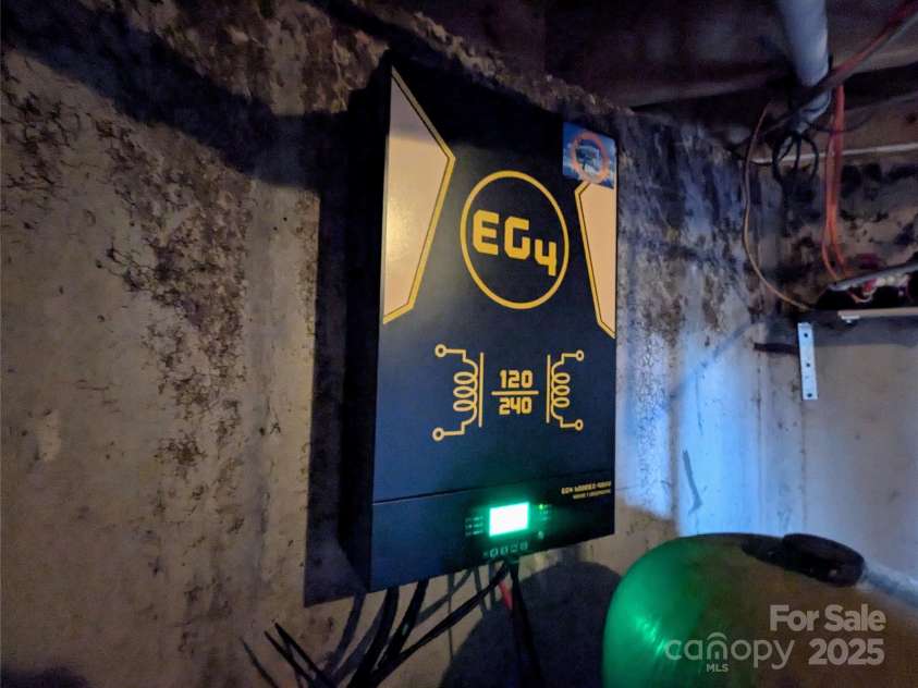 10120 Meadow Fork Road, Hot Springs, NC 28743.  MLS# CAR4218136, YatesRealty ID 3864. All in one inverter and charge controller