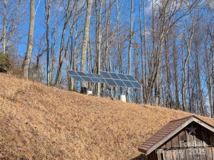10120 Meadow Fork Road, Hot Springs, NC 28743.  MLS# CAR4218136, YatesRealty ID 3864. Solar panels