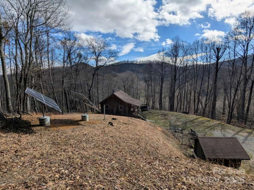 10120 Meadow Fork Road, Hot Springs, NC 28743.  MLS# CAR4218136, YatesRealty ID 3864. View from the solar panel area