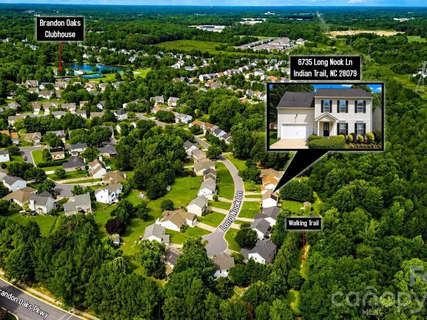 6735 Long Nook Lane, Indian Trail, NC 28079.  MLS# CAR4396506, YatesRealty ID 38658. 