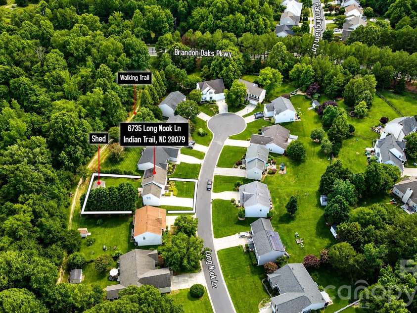 6735 Long Nook Lane, Indian Trail, NC 28079.  MLS# CAR4396506, YatesRealty ID 38658. 