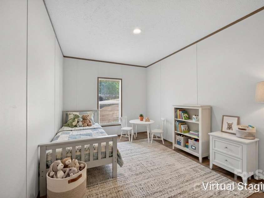 170 Harvick Lane, Lexington, NC 27292.  MLS# CAR4381928, YatesRealty ID 38659. Bedroom 2 Virtually Staged
