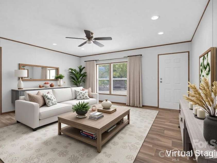 194 Harvick Lane, Lexington, NC 27294.  MLS# CAR4381941, YatesRealty ID 38660. Living Room Virtually Staged