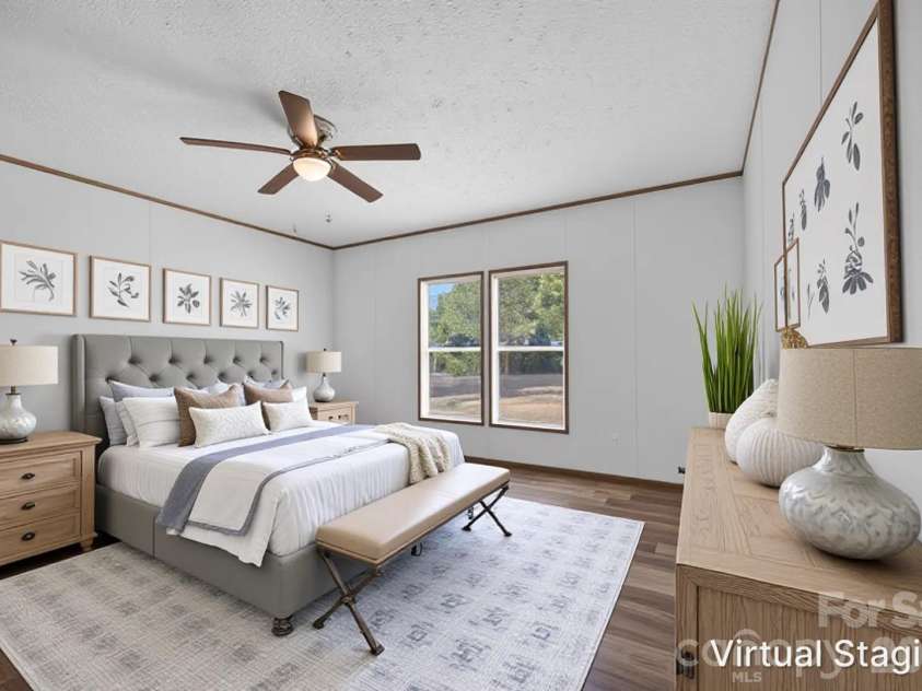 194 Harvick Lane, Lexington, NC 27294.  MLS# CAR4381941, YatesRealty ID 38660. Primary Bedroom Virtually Staged
