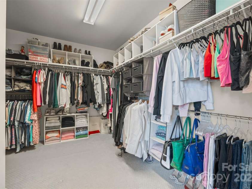 17622 Austins Creek Drive, Charlotte, NC 28278.  MLS# CAR4278255, YatesRealty ID 3867. Buy more clothes, you certainly have enough room in this walk-in closet! 