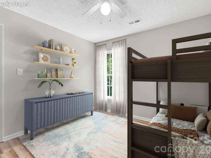4015 Balsam Street, Indian Trail, NC 28079.  MLS# CAR4391191, YatesRealty ID 38672. Bedroom #3 - Virtually Staged