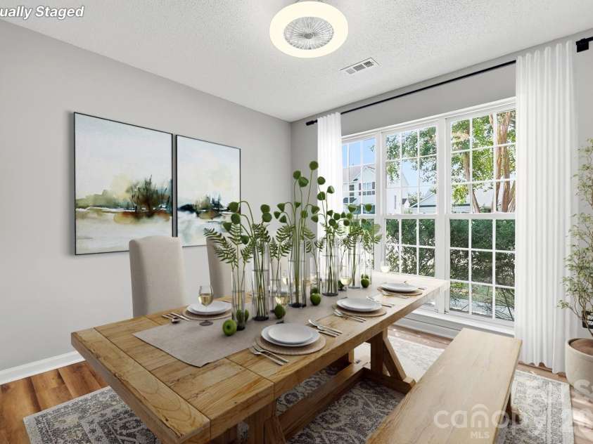 4015 Balsam Street, Indian Trail, NC 28079.  MLS# CAR4391191, YatesRealty ID 38672. Dining Room - Virtually Staged
