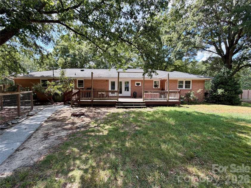 106 Outen Street, Pageland, SC 29728.  MLS# CAR4405678, YatesRealty ID 38688. Large deck