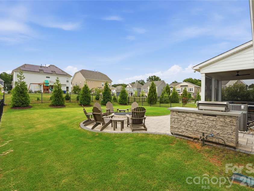 4010 Patsy Drive, Mint Hill, NC 28227.  MLS# CAR4403720, YatesRealty ID 38689. Gas grill and new paver patio