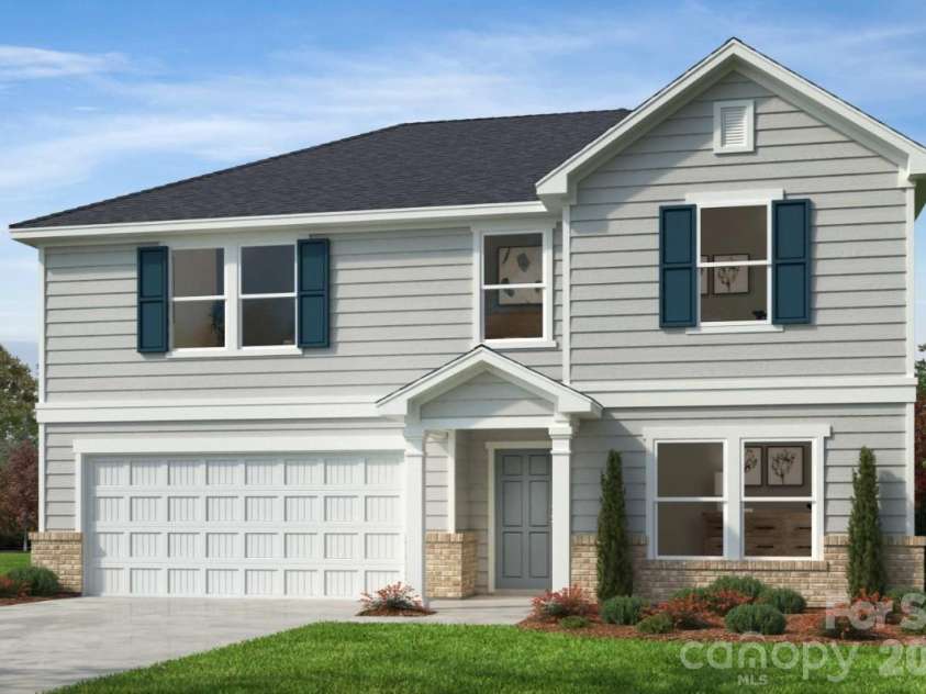 512 Creston Place Drive, Monroe, NC 28110.  MLS# CAR4399114, YatesRealty ID 38699. Example Rendering of front elevation - customer gets to choose color scheme when personalizing.