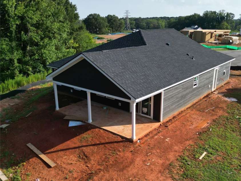 533 Creston Place Drive, Monroe, NC 28110.  MLS# CAR4400939, YatesRealty ID 38701. Extended covered patio
