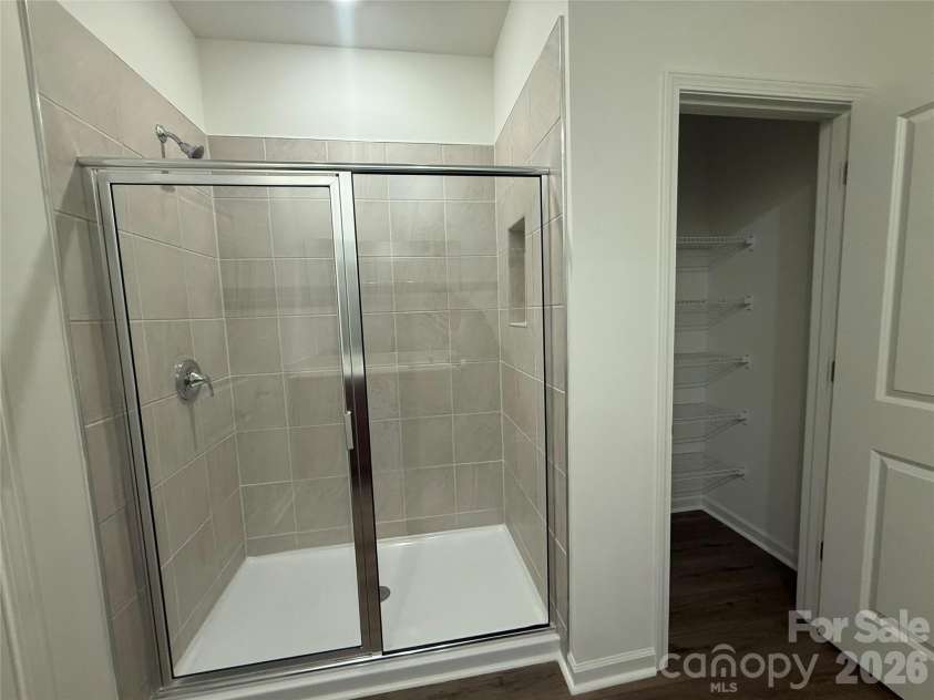 342 Maidstone Drive, Monroe, NC 28110.  MLS# CAR4401078, YatesRealty ID 38702. Primary shower and linen
