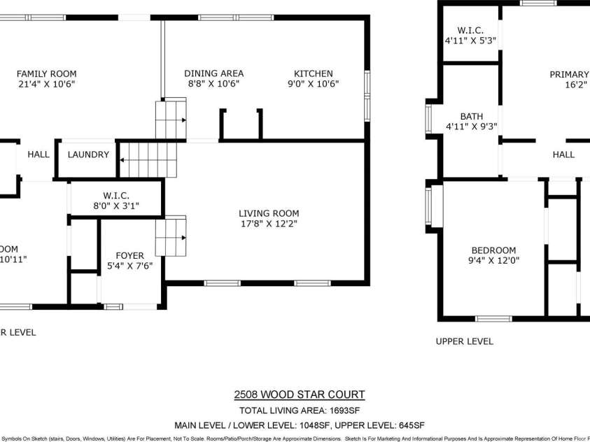 2508 Wood Star Court, Matthews, NC 28105.  MLS# CAR4277438, YatesRealty ID 3872. 
