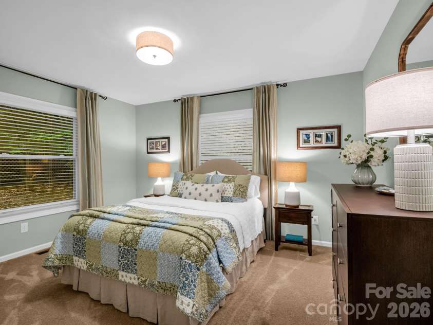 558 Middle Connestee Trail, Brevard, NC 28712.  MLS# CAR4391380, YatesRealty ID 38722. 2nd Bedroom