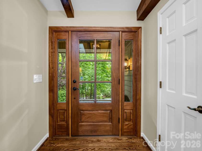 558 Middle Connestee Trail, Brevard, NC 28712.  MLS# CAR4391380, YatesRealty ID 38722. Foyer