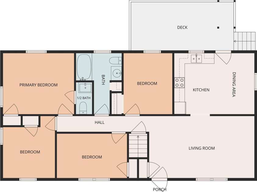 152 Blue Ridge Road, State Road, NC 28676.  MLS# CAR4397721, YatesRealty ID 38728. 