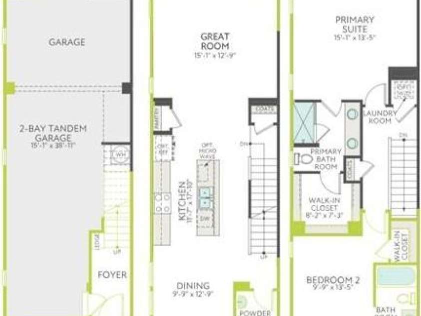 5604 Kingspan Drive, Charlotte, NC 28217.  MLS# CAR4240425, YatesRealty ID 3873. Actual Floorplan of 5604 Kingspan Dr