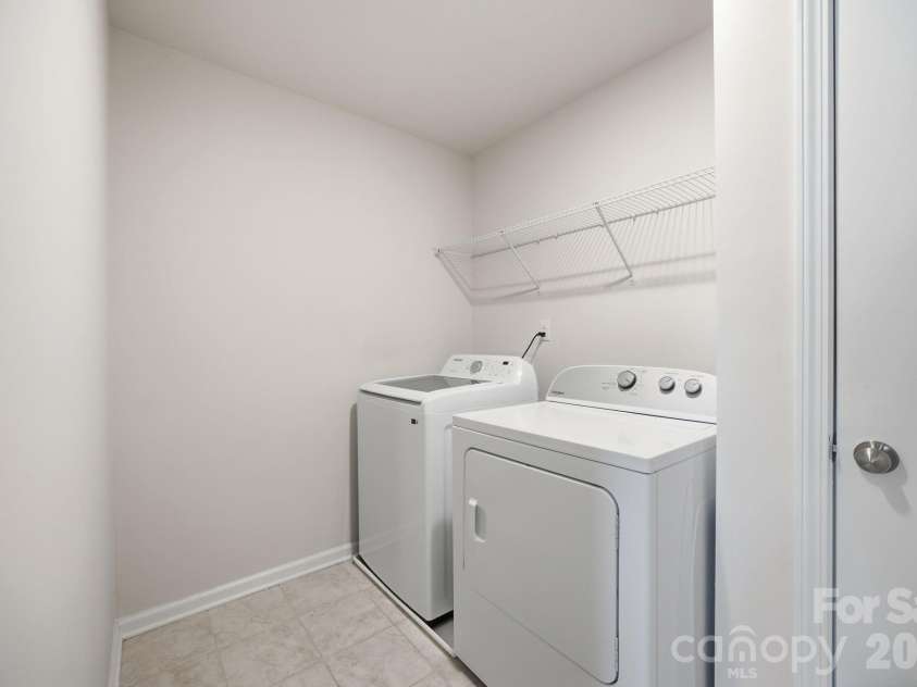 236 Tackle Box Drive, Troutman, NC 28166.  MLS# CAR4403974, YatesRealty ID 38734. Upstairs laundry room