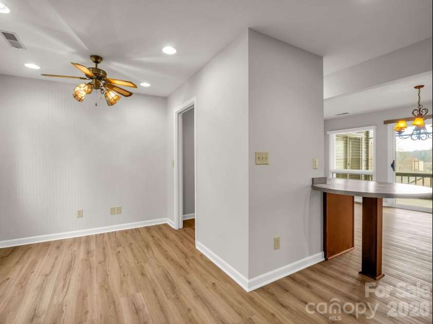 303 Golfside Drive, Flat Rock, NC 28731.  MLS# CAR4352629, YatesRealty ID 3875. Breakfast area & bar