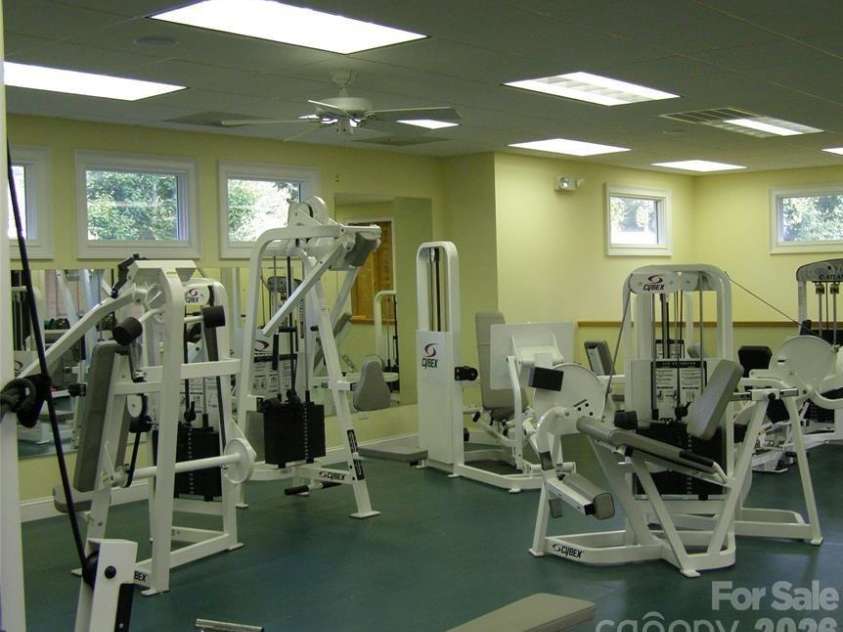 303 Golfside Drive, Flat Rock, NC 28731.  MLS# CAR4352629, YatesRealty ID 3875. Community Gym