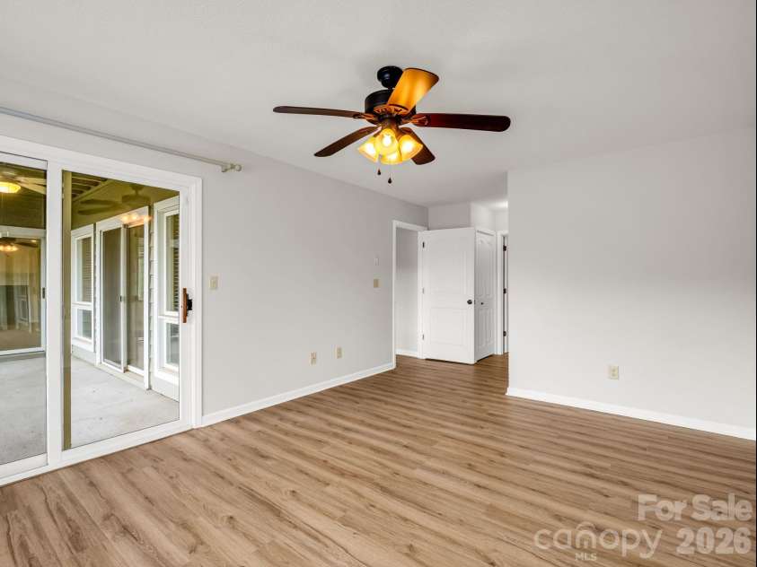 303 Golfside Drive, Flat Rock, NC 28731.  MLS# CAR4352629, YatesRealty ID 3875. Primary Bedroom