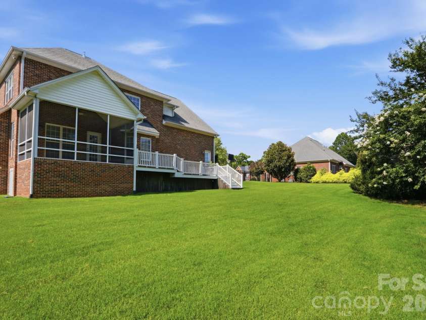 5508 Tillery Lane, Gastonia, NC 28056.  MLS# CAR4391366, YatesRealty ID 38754. Backyard