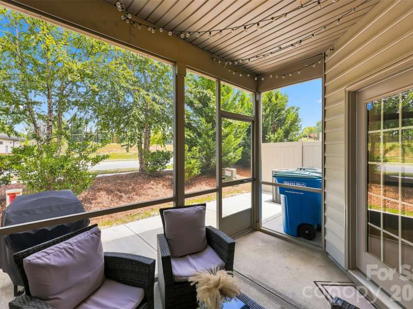 347 Kennebel Place, Fort Mill, SC 29715.  MLS# CAR4402744, YatesRealty ID 38775. Back Covered Patio