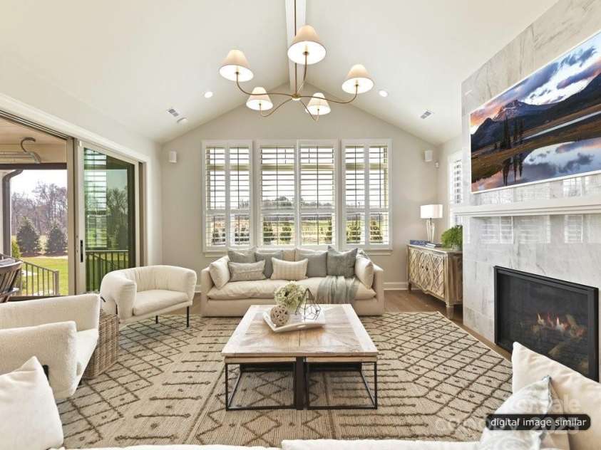 2013 Garden View Lane, Weddington, NC 28104.  MLS# CAR4234729, YatesRealty ID 3878. Huge windows overlooking your rear yard