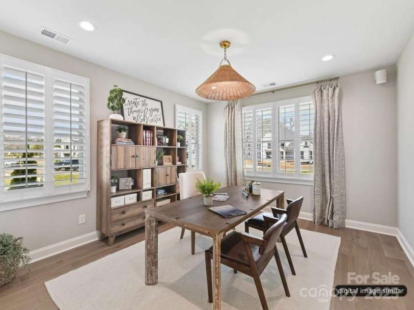 2013 Garden View Lane, Weddington, NC 28104.  MLS# CAR4234729, YatesRealty ID 3878. Study makes a perfect home office