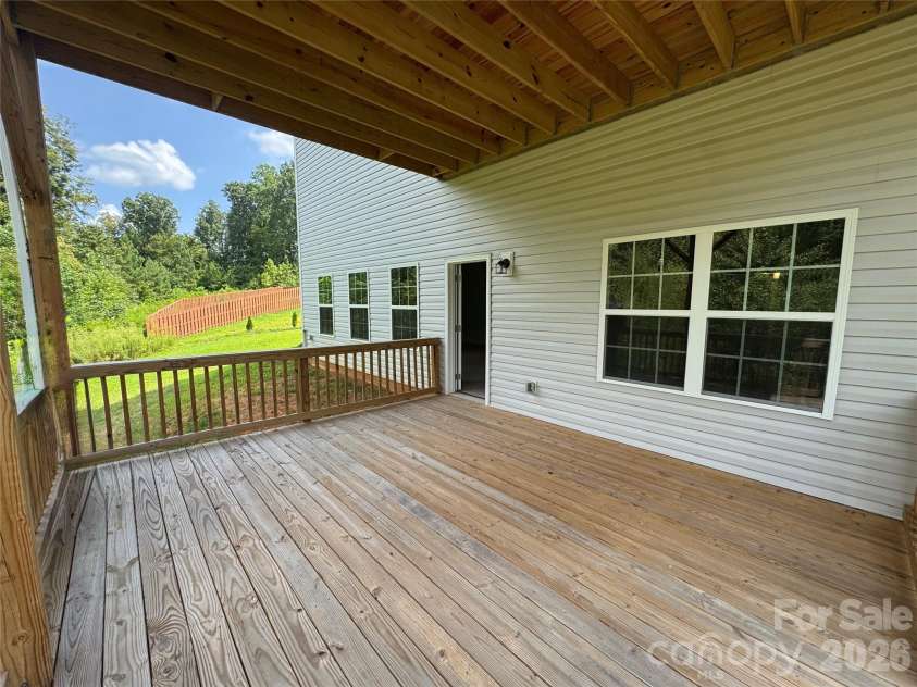 149 High Rock Court, Statesville, NC 26877.  MLS# CAR4412059, YatesRealty ID 38785. Back deck - basement level