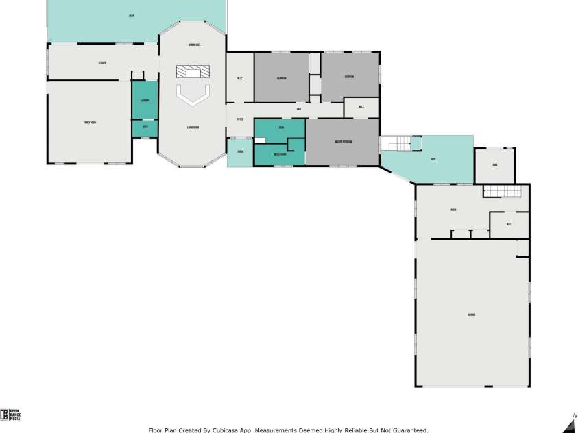 167 Points End Drive, Mooresville, NC 28117.  MLS# CAR4230820, YatesRealty ID 3879. Main Floor plan with semi-detached 6 car garage