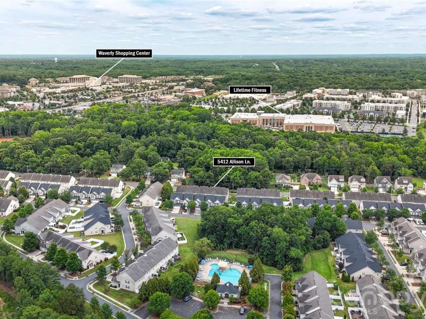 5412 Allison Lane, Charlotte, NC 28277.  MLS# CAR4395948, YatesRealty ID 38798. 