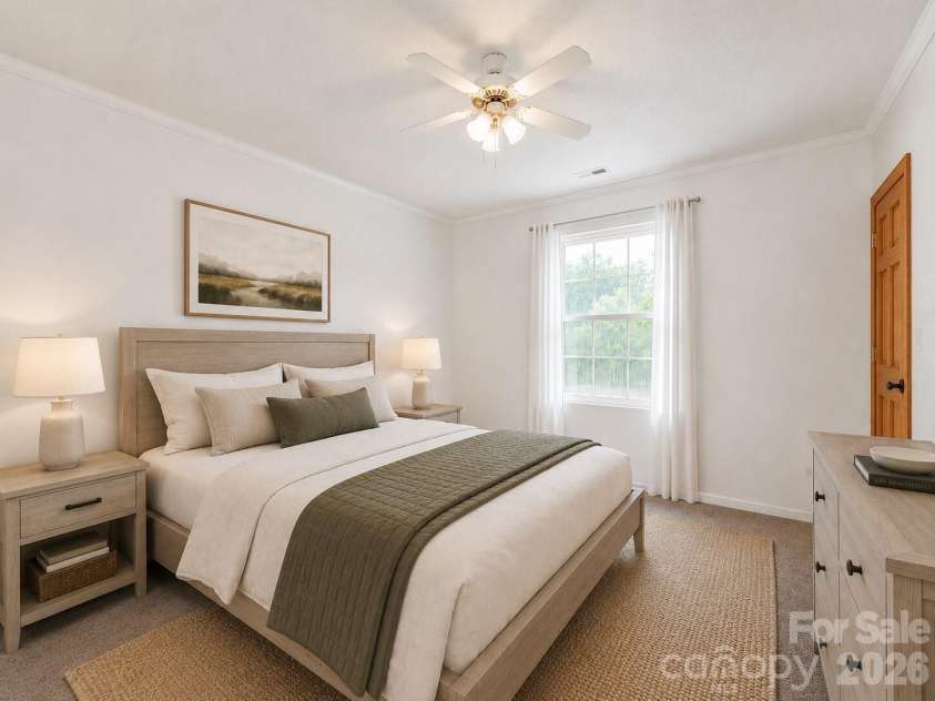 7575 Tanglewood Drive, Vale, NC 28168.  MLS# CAR4390906, YatesRealty ID 38807. Virtually Staged