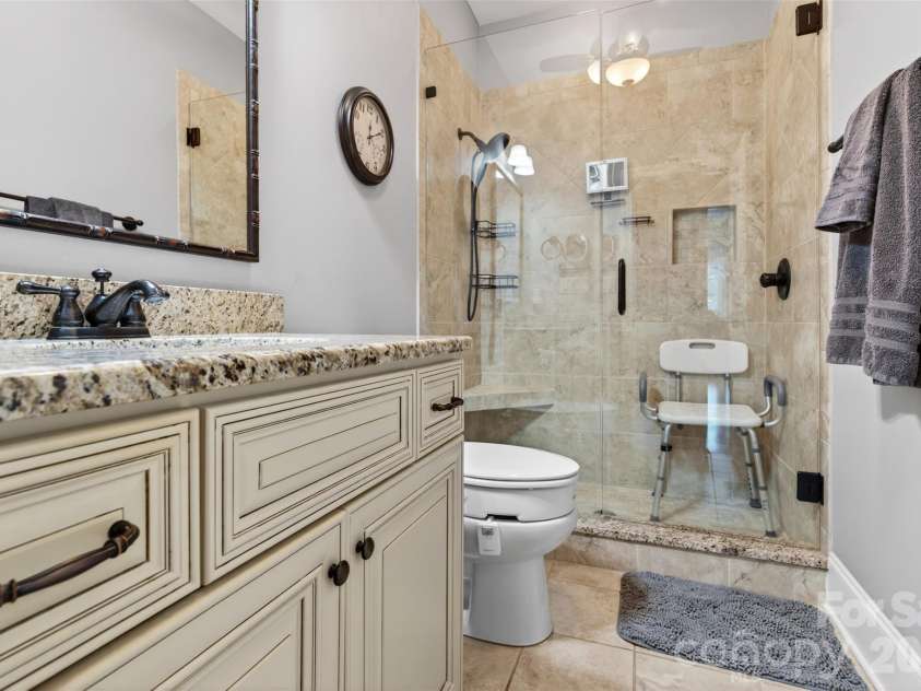 2330 Shiny Leaf Drive, Denver, NC 28037.  MLS# CAR4384279, YatesRealty ID 38812. Main Bathroom with walk-in shower.