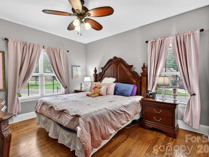 2330 Shiny Leaf Drive, Denver, NC 28037.  MLS# CAR4384279, YatesRealty ID 38812. Second bedroom with ceiling fan.